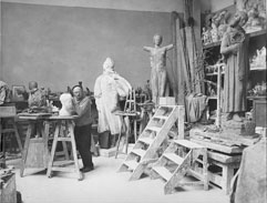 L'atelier en 1935 L'atelier en 1935